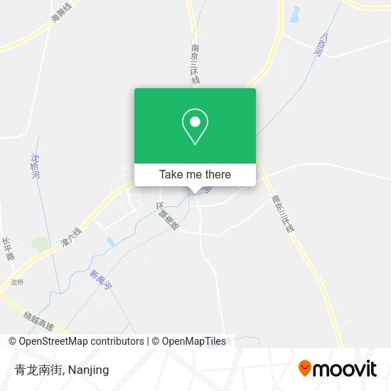 青龙南街 map