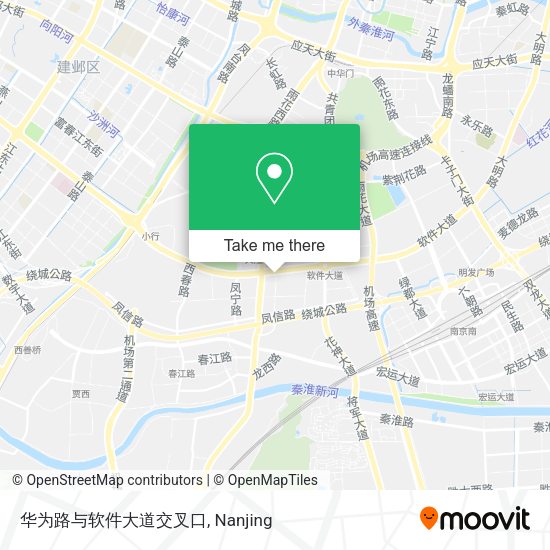 华为路与软件大道交叉口 map