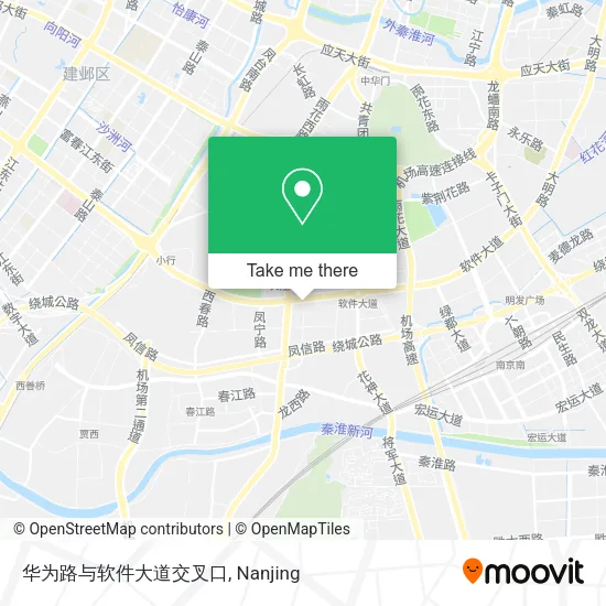 华为路与软件大道交叉口 map