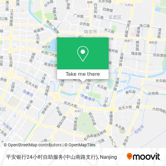 平安银行24小时自助服务(中山南路支行) map