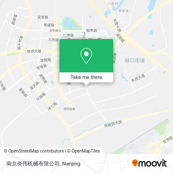 南京炎伟机械有限公司 map