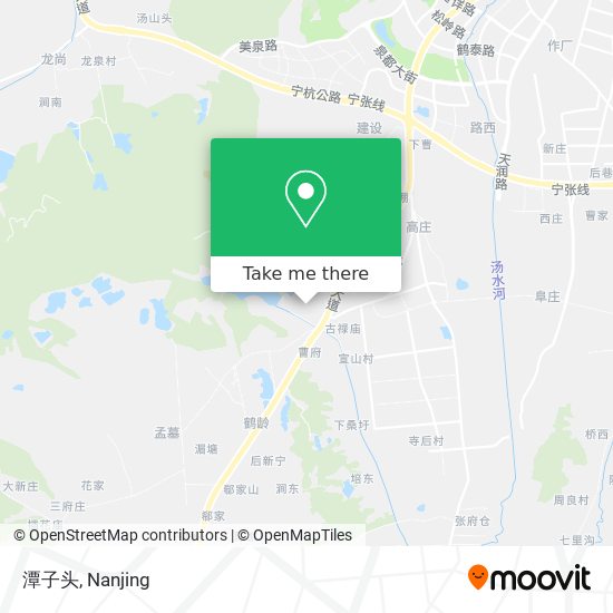 潭子头 map