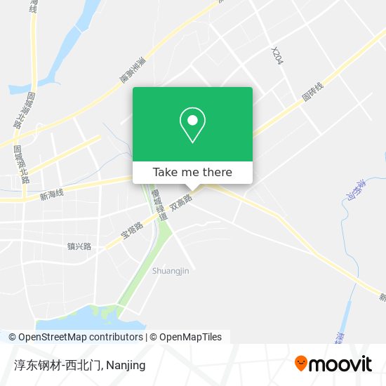 淳东钢材-西北门 map