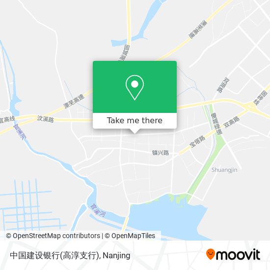 中国建设银行(高淳支行) map