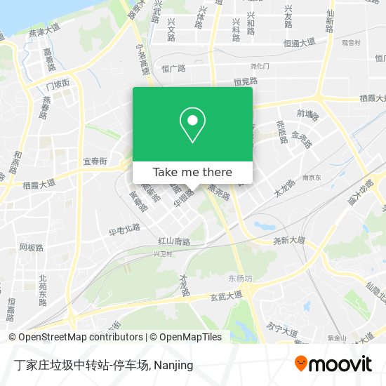 丁家庄垃圾中转站-停车场 map