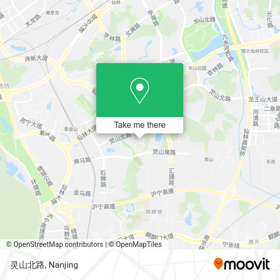 灵山北路 map