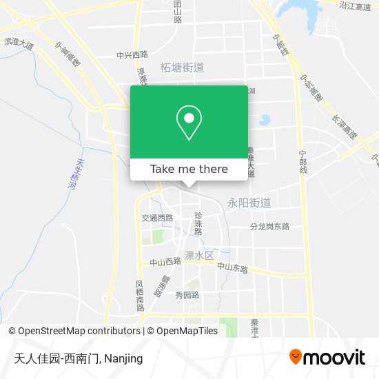 天人佳园-西南门 map