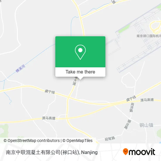 南京中联混凝土有限公司(禄口站) map
