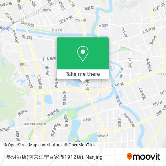 蔓玥酒店(南京江宁百家湖1912店) map