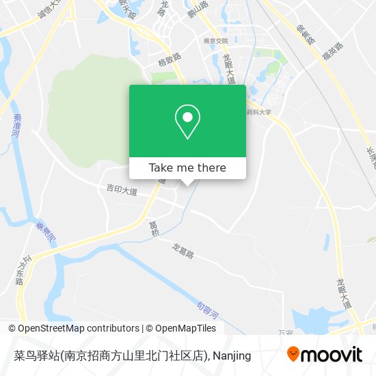 菜鸟驿站(南京招商方山里北门社区店) map