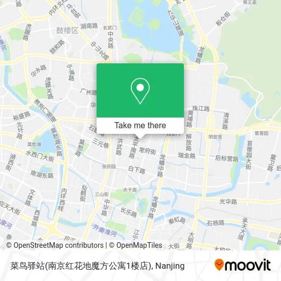 菜鸟驿站(南京红花地魔方公寓1楼店) map