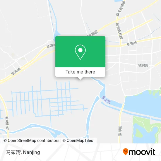 马家湾 map