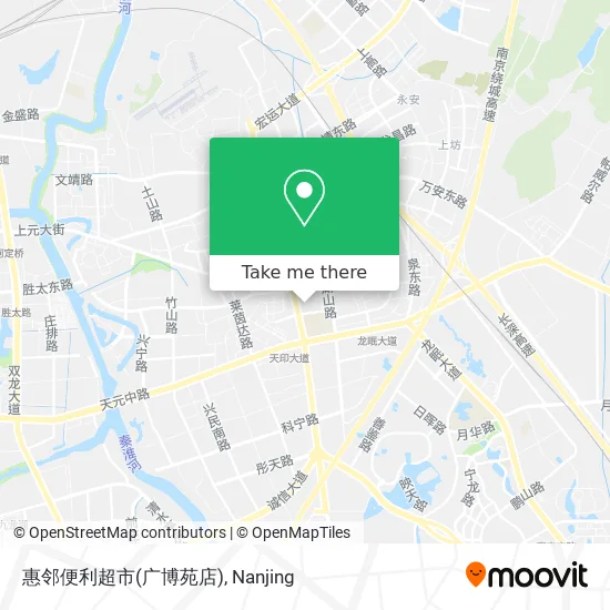 惠邻便利超市(广博苑店) map