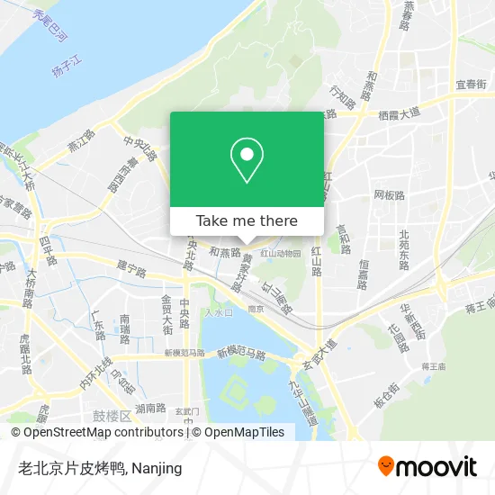 老北京片皮烤鸭 map