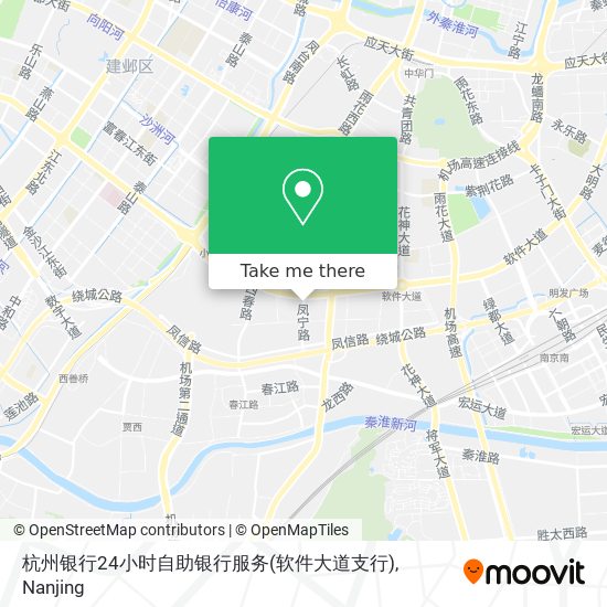 杭州银行24小时自助银行服务(软件大道支行) map