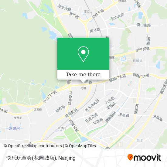 快乐玩童会(花园城店) map