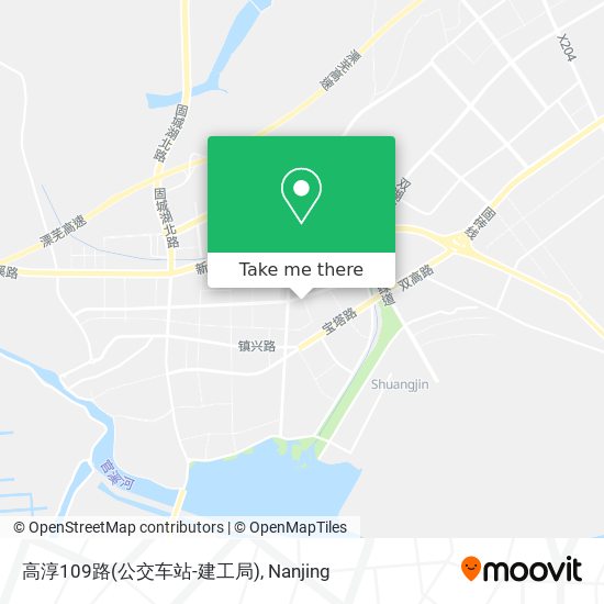 高淳109路(公交车站-建工局) map