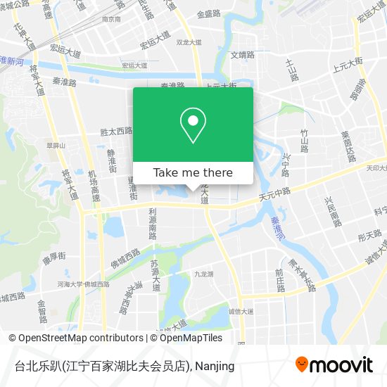 台北乐趴(江宁百家湖比夫会员店) map