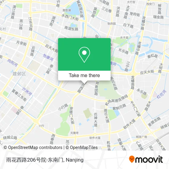 雨花西路206号院-东南门 map