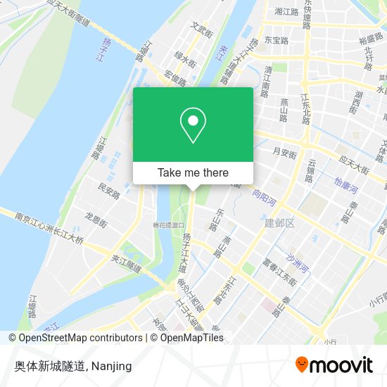 奥体新城隧道 map