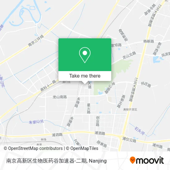 南京高新区生物医药谷加速器-二期 map