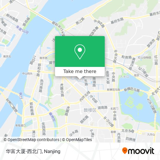 华富大厦-西北门 map