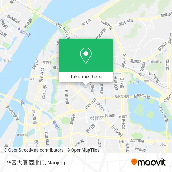 华富大厦-西北门 map
