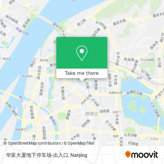 华富大厦地下停车场-出入口 map