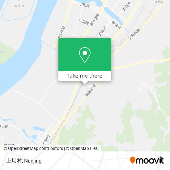 上坝村 map