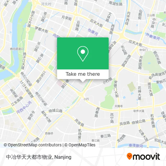 中冶华天大都市物业 map