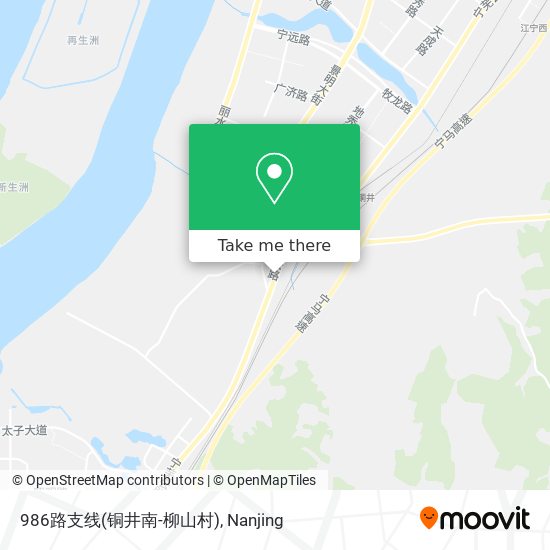 986路支线(铜井南-柳山村) map