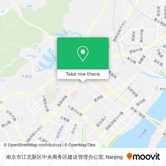 南京市江北新区中央商务区建设管理办公室 map