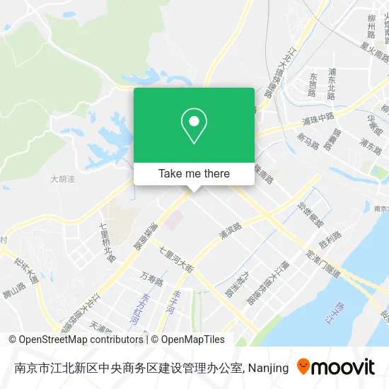 南京市江北新区中央商务区建设管理办公室 map