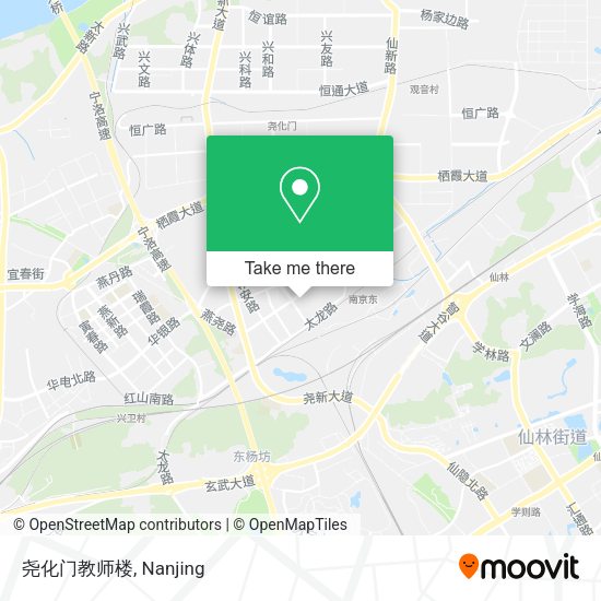 尧化门教师楼 map
