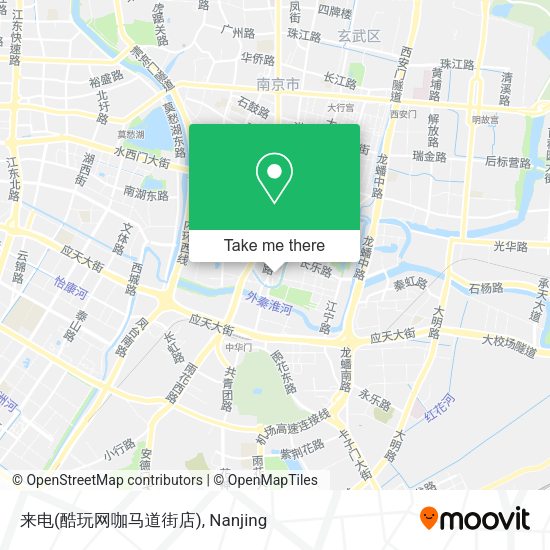 来电(酷玩网咖马道街店) map