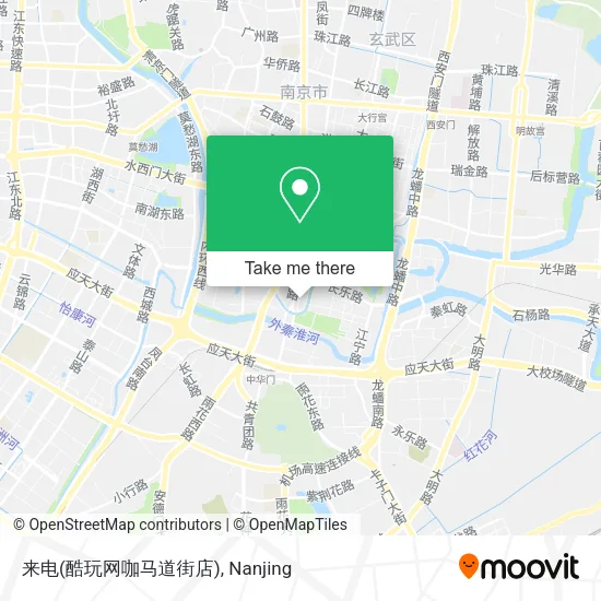 来电(酷玩网咖马道街店) map