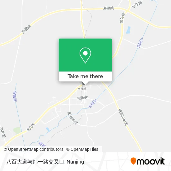 八百大道与纬一路交叉口 map