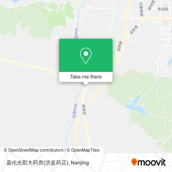 嘉伦光彩大药房(洪蓝药店) map