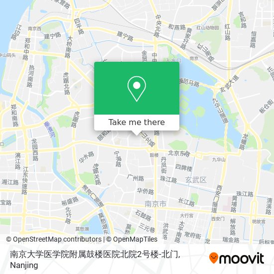 南京大学医学院附属鼓楼医院北院2号楼-北门 map