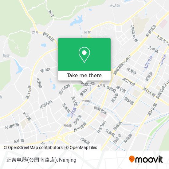 正泰电器(公园南路店) map