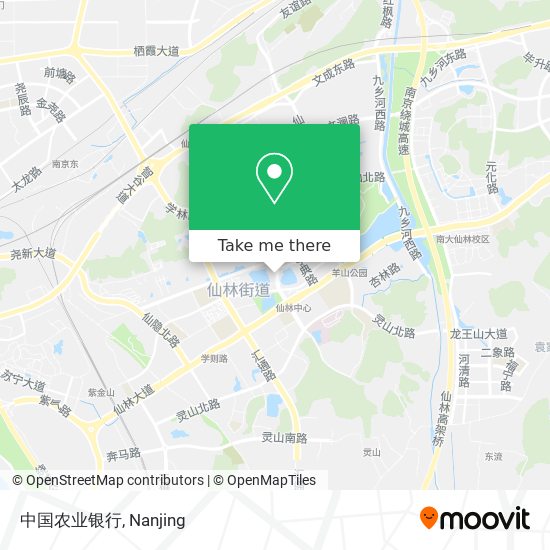 中国农业银行 map