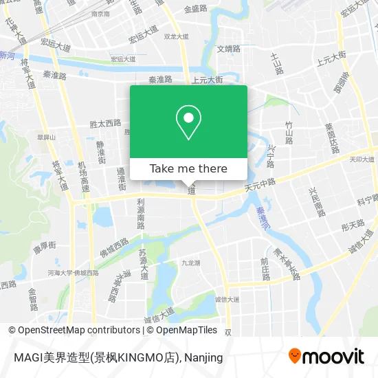 MAGI美界造型(景枫KINGMO店) map