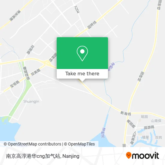 南京高淳港华cng加气站 map