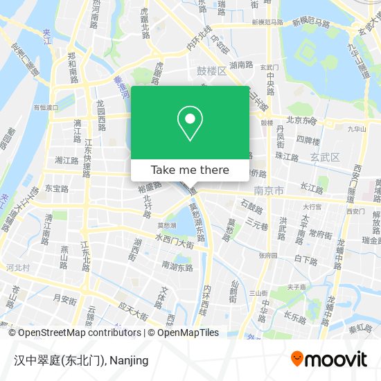 汉中翠庭(东北门) map