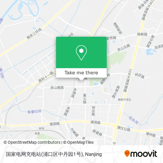 国家电网充电站(浦口区中丹园1号) map