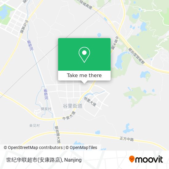世纪华联超市(安康路店) map