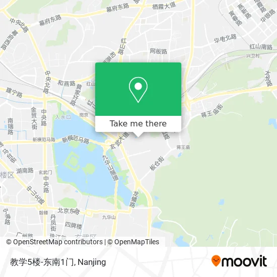 教学5楼-东南1门 map