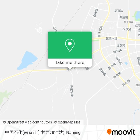 中国石化(南京江宁甘西加油站) map