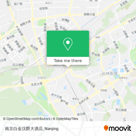 南京白金汉爵大酒店 map