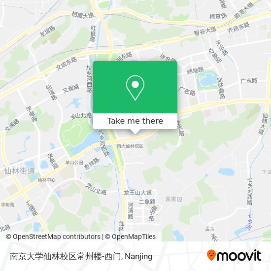 南京大学仙林校区常州楼-西门 map